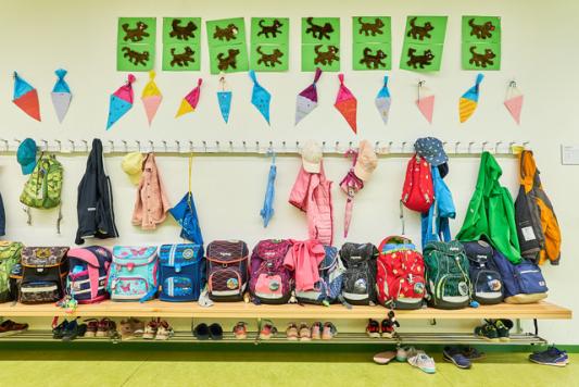 Eingangsbereich vor Schulzimmer