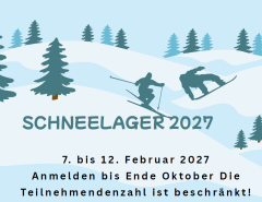 Mit der Jugendarbeit ins Schneelager